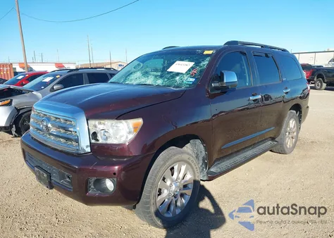 2016 Toyota Sequoia Platinum 5.7L V8 z USA, uszkodzony, nr VIN 5TDYY5G18GS062759